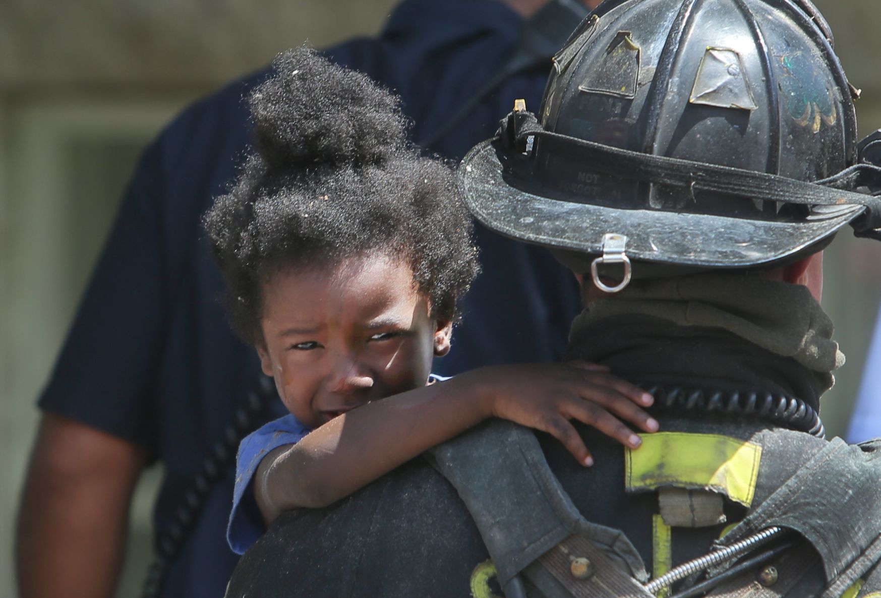 Four Children rescued from smoky fire